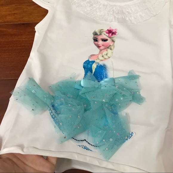 Elsa Matching Sparkly Set Super Cute NWT - Picture 4 of 8